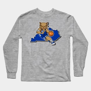 Kentucky Ballin' Cat Long Sleeve T-Shirt